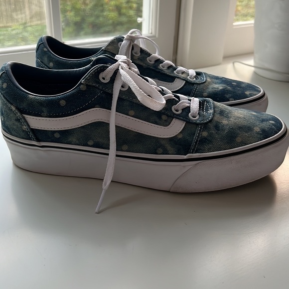 Vans Old Skool platform denim women’s 11 - Picture 2 of 12